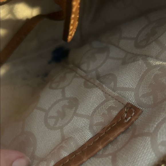 Michael Kors Tan and Black Satchel - Picture 2 of 3